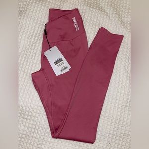 GYMSHARK TRAINING FULL LENGTH LEGGINGS -DUSTY PINK -XS